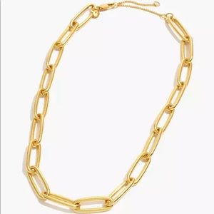 Madewell large paperclip chain necklace